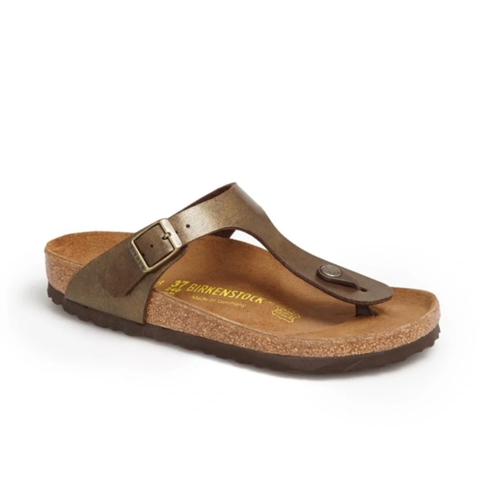 Birkenstock Gizeh Sandal Bronze Size 39 / 8-8.5 - Picture 15 of 16